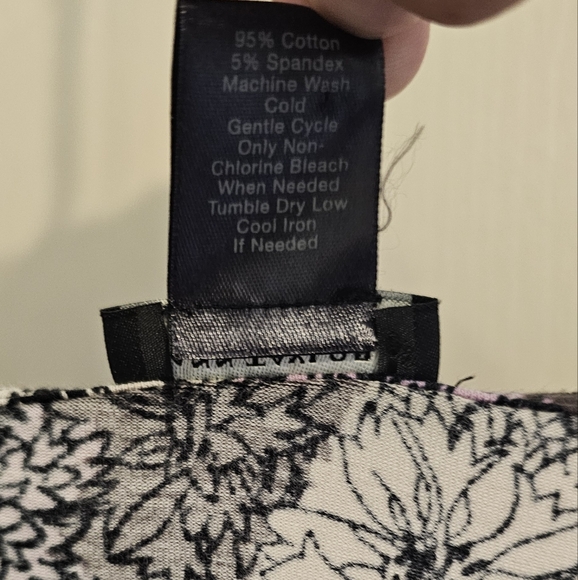 Ann Taylor Large Purple Floral Blouse - Picture 4 of 4